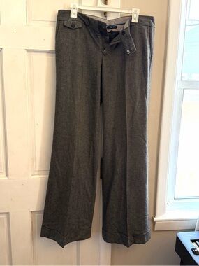 GAP Women's Gray Straight Leg Dress Pants